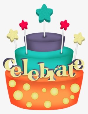 Desenho De Bolo De Aniversário Todo Colorido Em Pn - Bolo De Desenho Aniversario #3542889