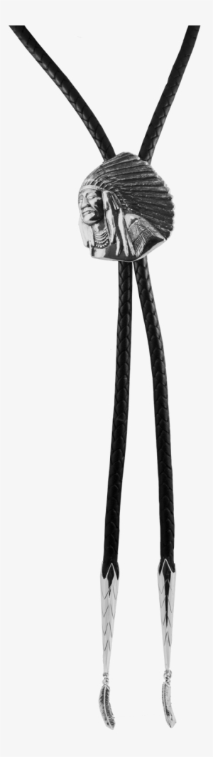 Sterling Silver Indian Profile Bolo - Rein #3543975