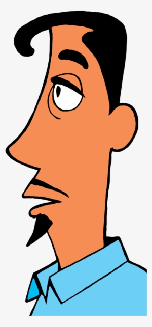 Goatee In Profile - Clipart Man Profile #3544705