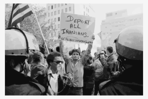 This Free Icons Png Design Of Man Holding Sign During #3544914