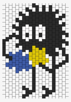 Standing Soot Sprite From Spirited Away Bead Pattern - Bead #3544941