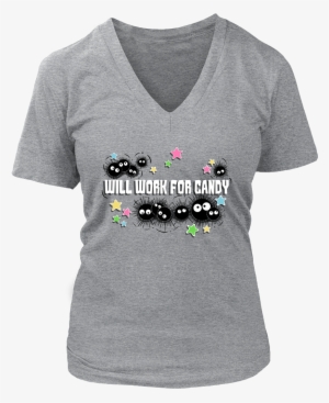 Spirited Soot Sprite T-shirt - Hillary For Prison 2016 (ladies) - Ladies V-neck Tee #3545007