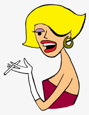 Crazy - Clip Art Girl Blonde #3545100