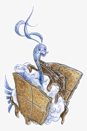 Altaria Marshmallow S'mores Vinyl Sticker - Cartoon #3545578