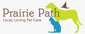 Illustration Of A Dog, Cat And Bird - Prairie Path Pet Care Logo #3546276