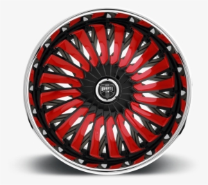 5 Lug Black W/ Red Accents - Wheel #3546758
