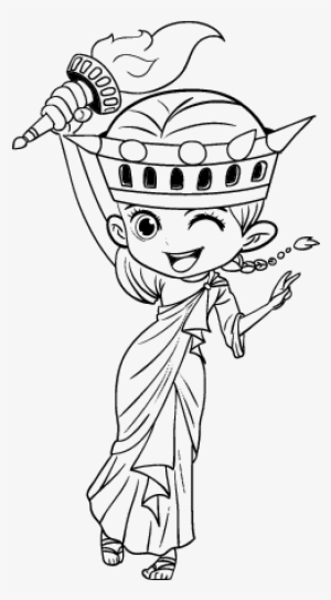 Statue De La Liberté Dessin #3547783
