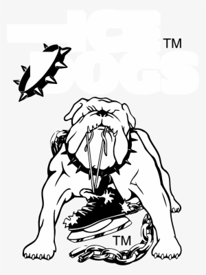 Long Angeles Ice Dogs Logo Black And White - Long Beach Ice Dogs Logo #3548098