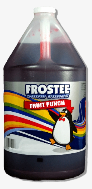 Frostee Fruit Punch Snow Cone Syrup, 1 Gallon 4 Per #3548923