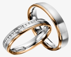 Anillos Para Matrimonio Lima - His & Hers Wedding Rings,10k Two Tone Gold Matching #3550790
