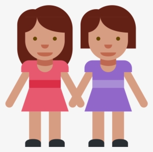 Bisexual Orientation, Lesbian Identity - Emoji De Pareja De Mujer #3550804