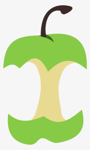 Apple Core Cutie Mark By The Smiling Pony On Deviantart - Apple Core Clipart Png #3551711