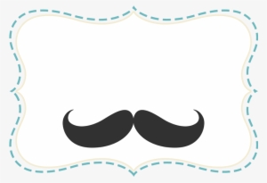 Frame Chá De Bebê Mustache - Bigode E Gravata #3551921