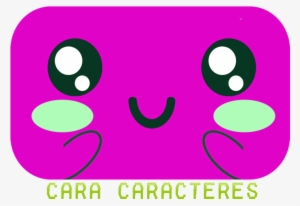 Kawaii Text Faces Cara Caracteres Letras - Carinhas Fofas #3552152