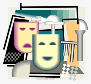 Cara Feliz, Triste Libres De Derechos Ilustraciones #3552239