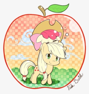 Apple, Apple Bloom, Applejack, Apples To The Core, - Cartoon #3552240