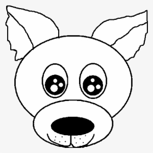 Dibujo De Cara De Cachorro Para Colorear - Desenho De Uma Cara De Um Cachorro #3552309