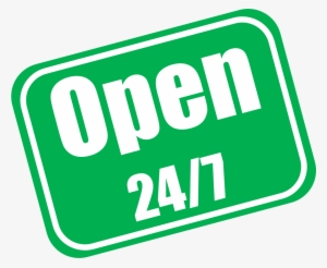 Open 24 7 - Open 24 7 Sign #3552588