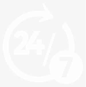 Open 24 Hours - 24 7 Png White #3552782