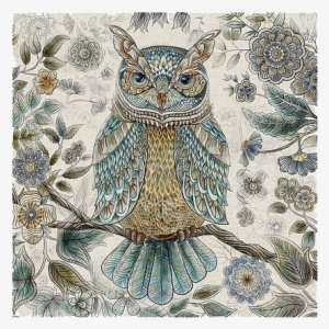 Cuadro Búho - Cadre Hibou (90 X 90 Cm) By Homania #3553226