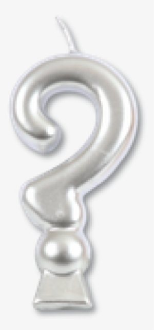 Vela Interrogação Prata - Earrings #3553499