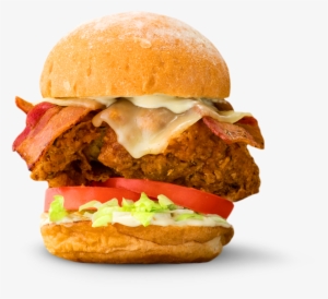 Double Fried Chicken - Slider Burger Png #3553929