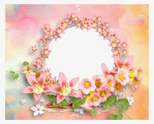 Marco De Flores Png Imagui Marcos De Flores Para Imprimir - Красивая Рамка С Цветами #3554225