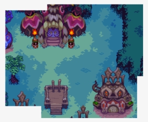 Village Foret Nuit - Illustration #3554621