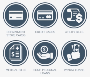 Unsecured Dept Icons - Bankruptcy #3554785