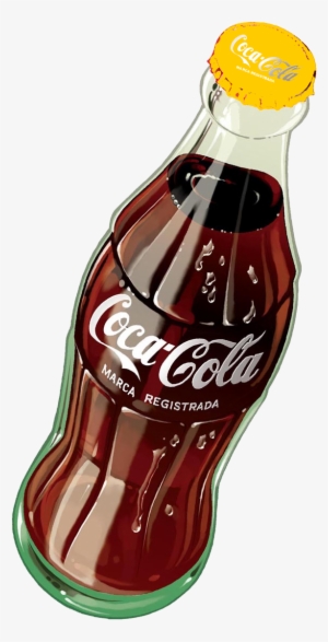 Coca-cola Refresco, Botellas, Gaseosa, Publicidad, - Coca Cola Bottle Pic Transparent #3555632