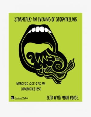 Storytalk Flier, Bouldertalks, March 20th, Humanities - Storytalk #3556657