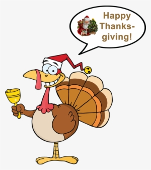 Turkey With Christmas Hat #3557591