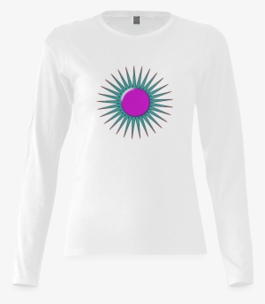 Starburst Graphic In Purple And Turquoise With Highlight - Samata Sainik Dal #3557641