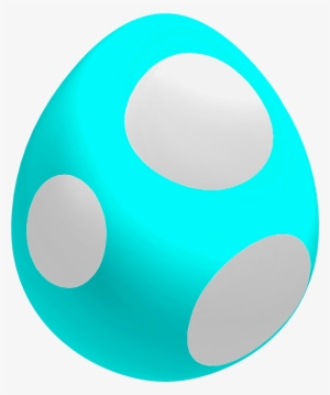 Aqua Baby Yoshi Egg - Light Blue Yoshi Egg #3558354