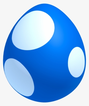 New Super Mario Bros - Mario Blue Yoshi Egg #3558380