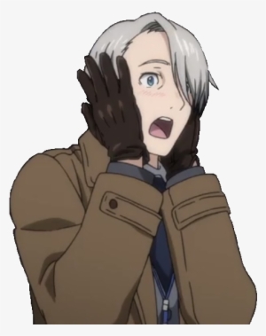 “ Transparent Surprised Viktor ” I Feel This Is A Beginning - Yuri On Ice Funny #3558552
