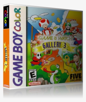 Gameboy Color Game And Watch Gallery 3 Game Cover To - Game & Watch Gallery 3 Game Boy Color Cartridge #3558686