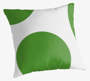 "yoshi Egg" Throw Pillows By Lyricallyinclin - Throw Pillow #3559248