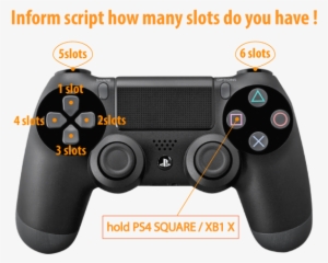 Mod 'weapon Slots' - Ps4 Dual Shock 4 Black #3559551