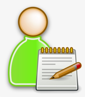 Edit Employee Icon - Notepad Clipart #3559599