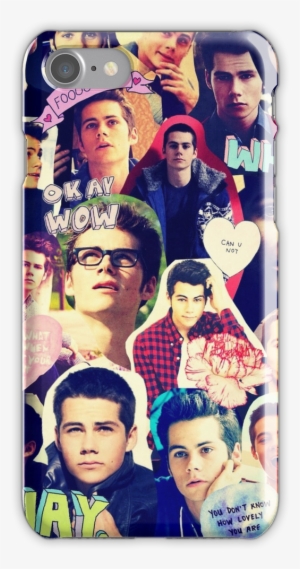 Dylan O'brien Iphone Case Collage Iphone 7 Snap Case - Dylan O'brien (2) White Shell Case #3559860