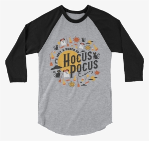 'it's Just A Bunch Of Hocus Pocus' Unisex Raglan - Buddy Murphy T Shirt #3559882