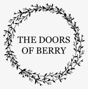 Our Wreath Collections - Berries Wreath Black And White #3559907