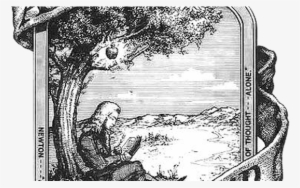 Apple's Original Logo Featured Sir Isaac Newton Inspired - Mind Forever Voyaging Through Strange Seas #3560164