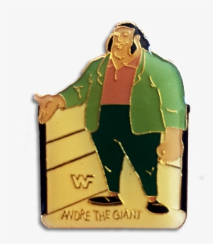 Vintage Andre The Giant - Wwf Wrestling Personalities (3) Enamel Metal Figure #3560470