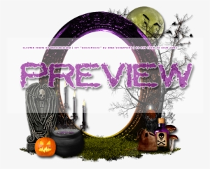 Ftu Cluster Frame "hocus Pocus" Drea's Creations - Illustration #3560813