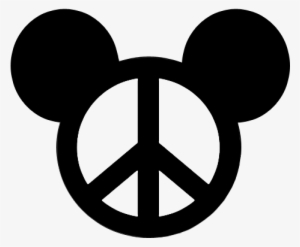 Mickey Peace Sign - Vegetarian Posters #3562907