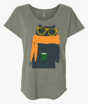 Women's Christmas Caroling Cats Dolman Sleeve - I'm The Type Of Woman Level Ladies Triblend Dolman #3563655