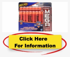 Facts Nerf Nstrike Elite Mega Dart Refill Playset 20pack #3563674