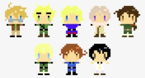 Hetalia Pixel Chibi - Chibi Pixel #3564302